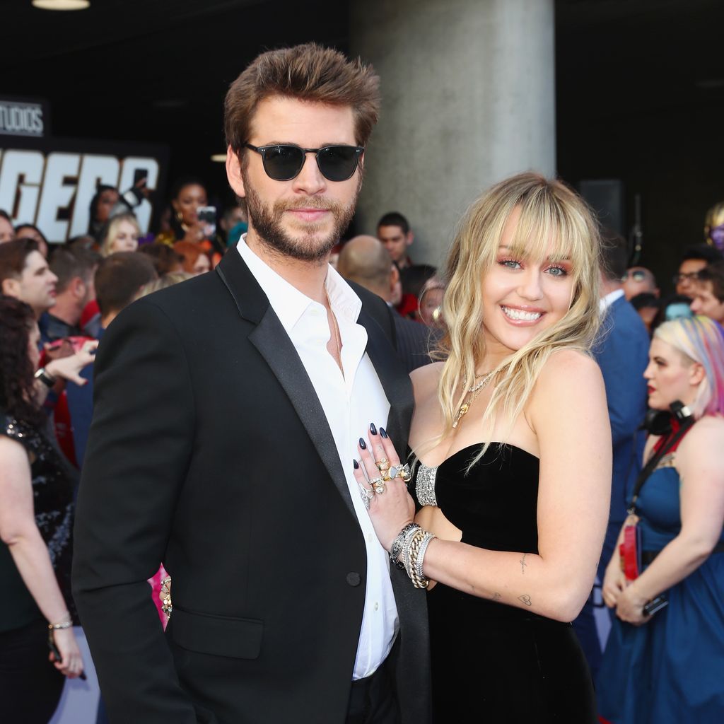 Liam Hemsworth und Miley Cyrus im April 2019