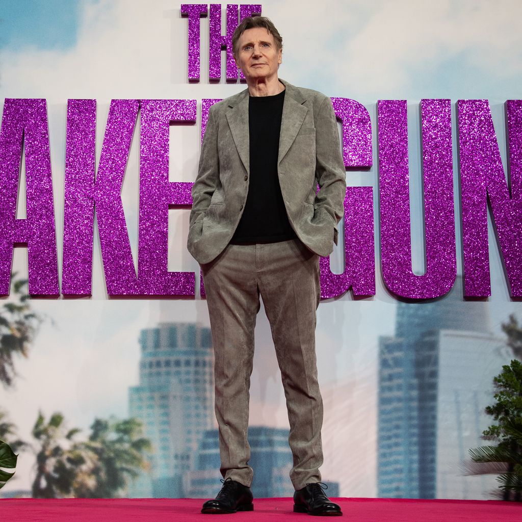 Liam Neeson bei der "Die nackte Kanone"-Filmpremiere, London 2025