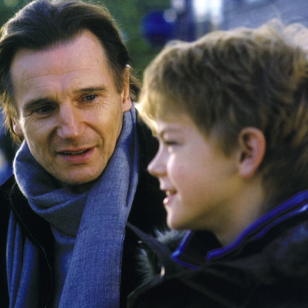 Liam Neeson und Thomas Brodie-Sangster in "Tatsächlich... Liebe"