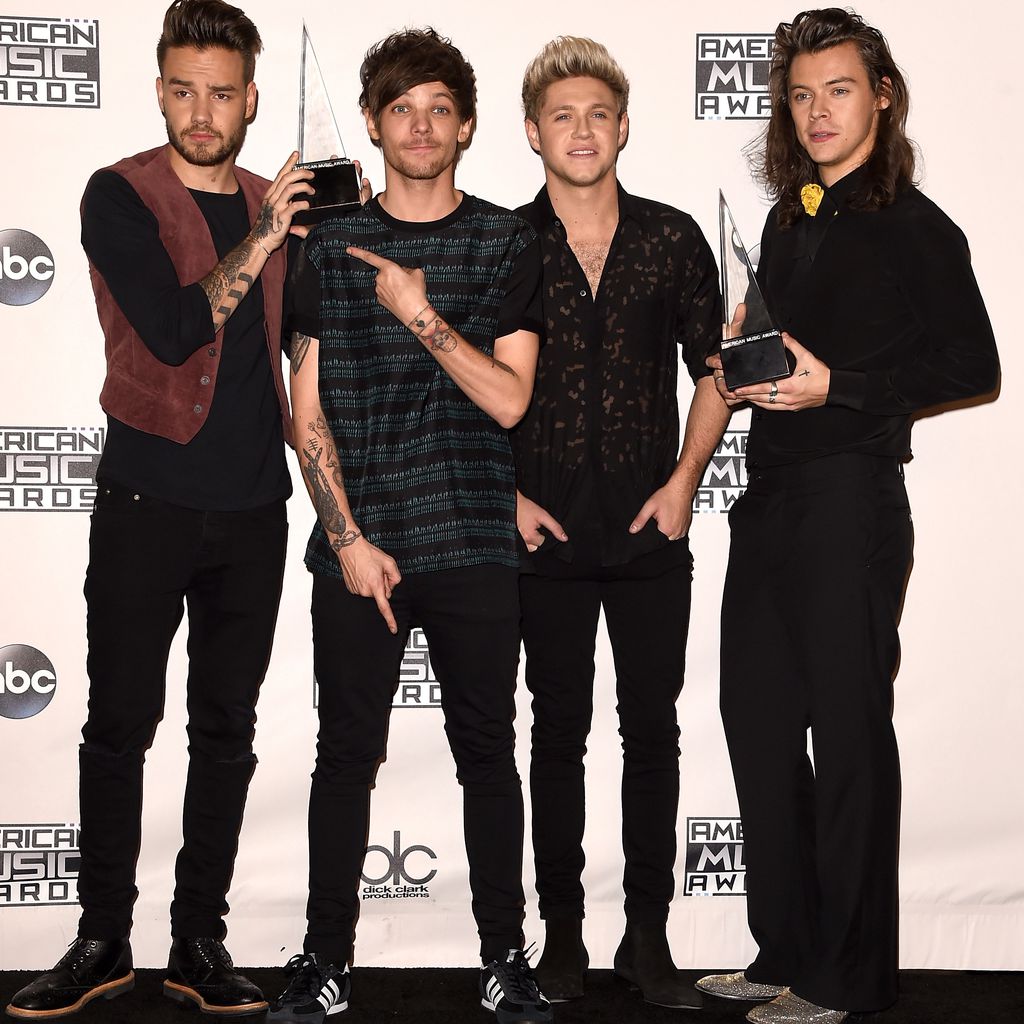 Liam Payne, Louis Tomlinson, Niall Horan und Harry Styles bei den American Music Awards 2015