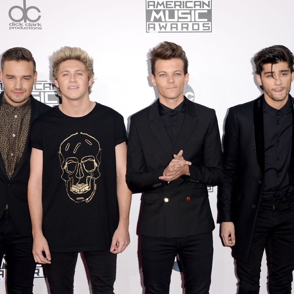 Liam Payne, Niall Horan, Louis Tomlinson, Zayn Malik und Harry Styles bei den American Music Awards