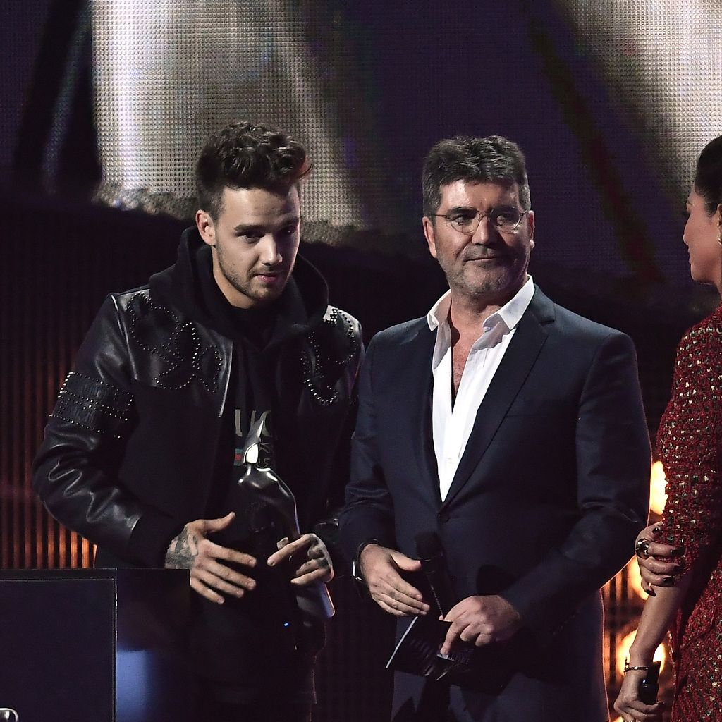 Liam Payne, Simon Cowell und Nicole Scherzinger im Februar 2017