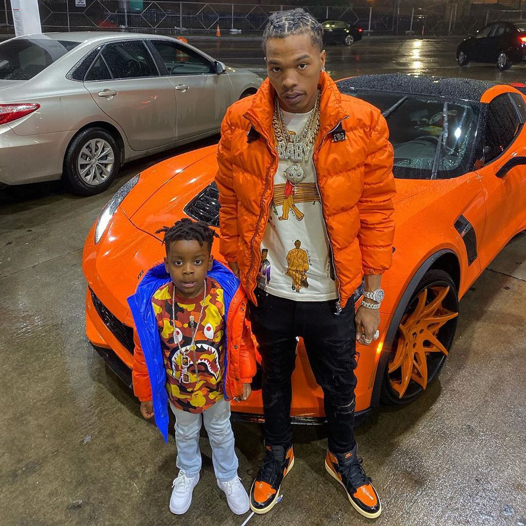 Lil Baby mit seinem Sohn Jason
