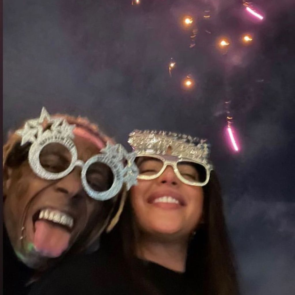 Lil Wayne und Denise Bidot, Silvester 2020