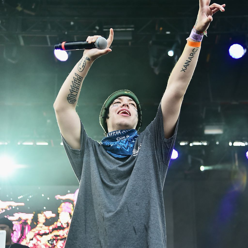 Rapper Lil Xan, August 2018