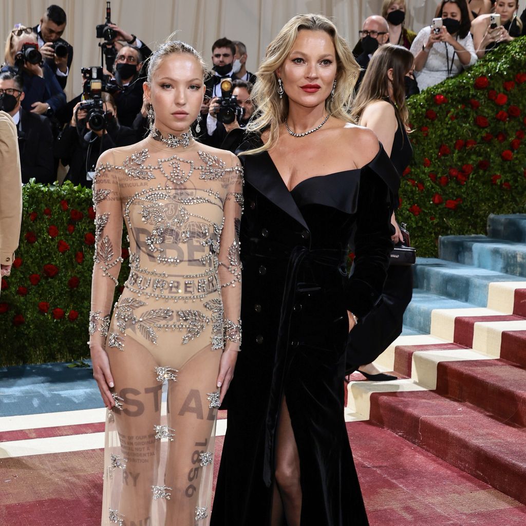 Lila Moss und Kate Moss im Mai 2022