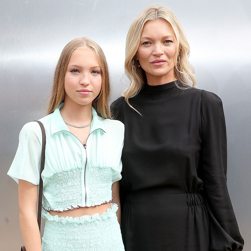 Lila und Kate Moss, September 2019