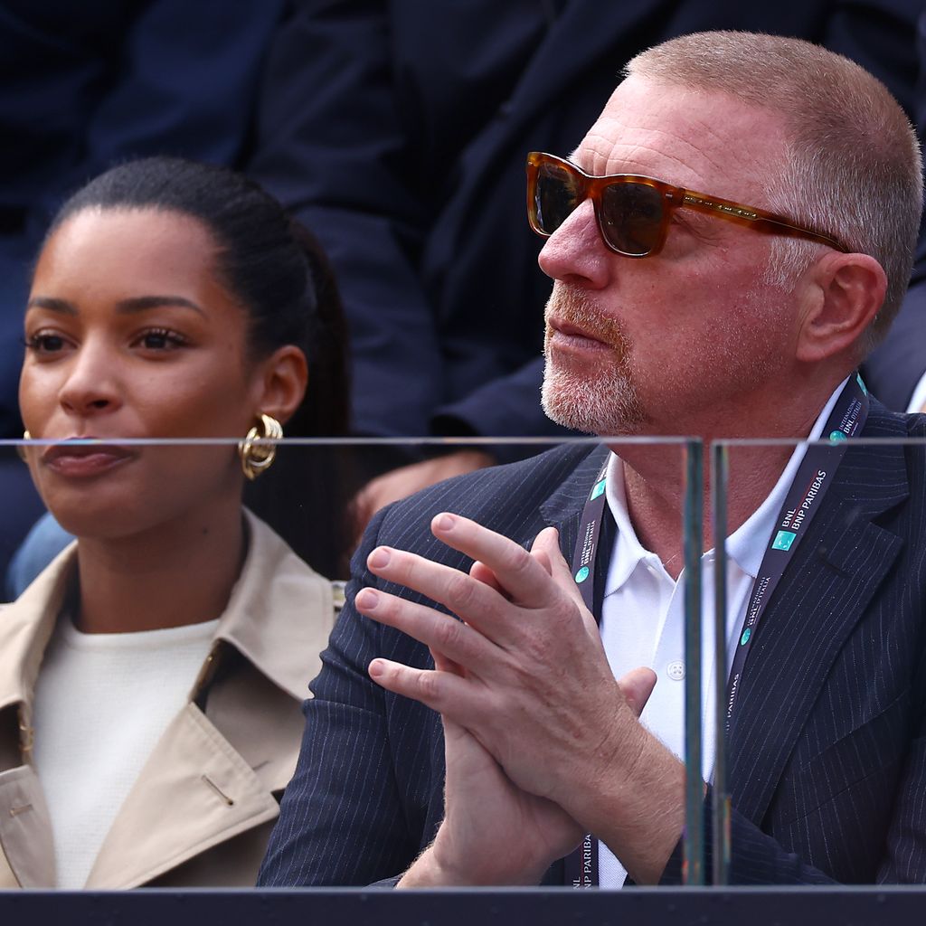 Lilian de Carvalho Monteiro und Boris Becker