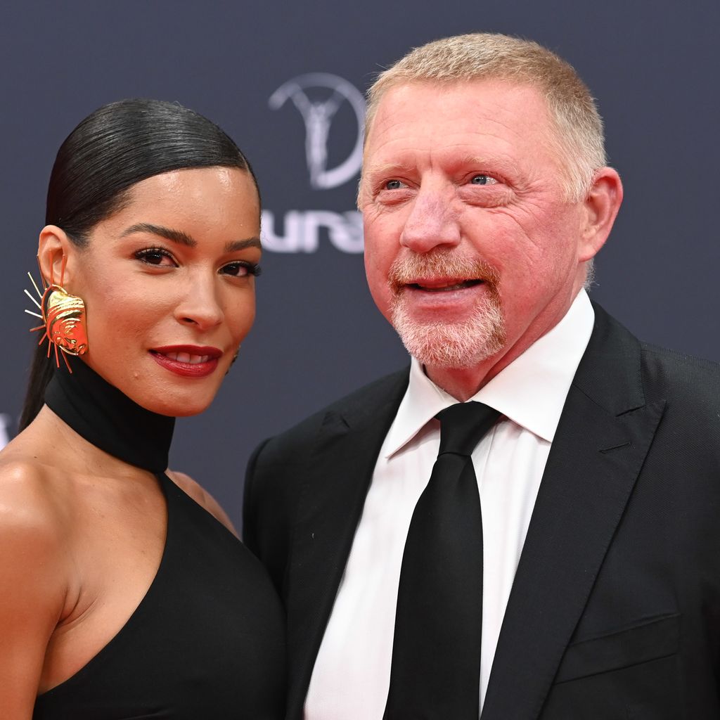 Lilian de Carvalho Monteiro und Boris Becker