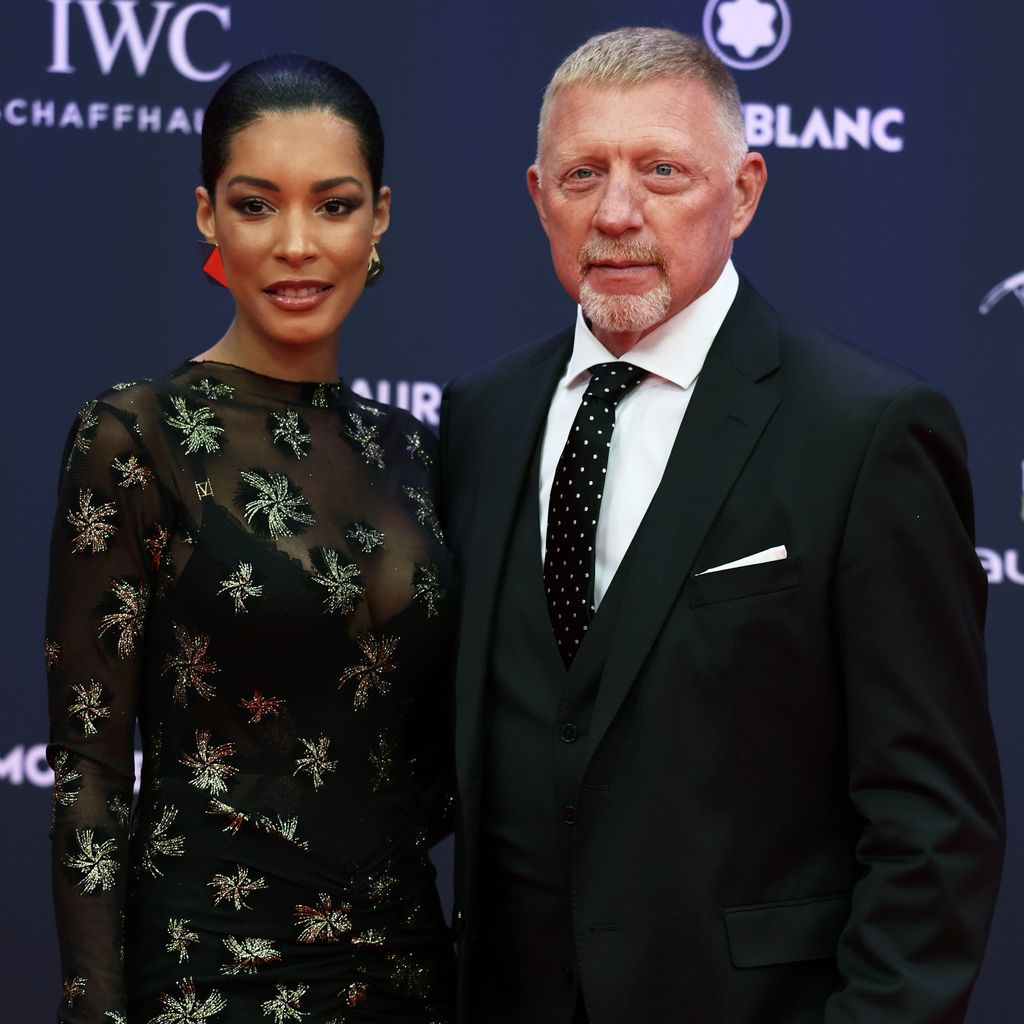 Lilian de Carvalho Monteiro und Boris Becker, April 2025