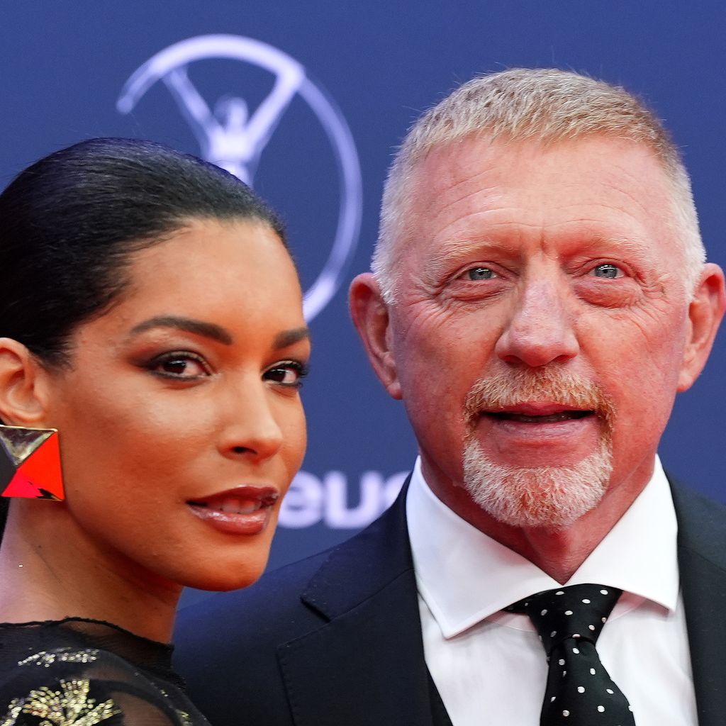 Lilian de Carvalho Monteiro und Boris Becker, April 2025