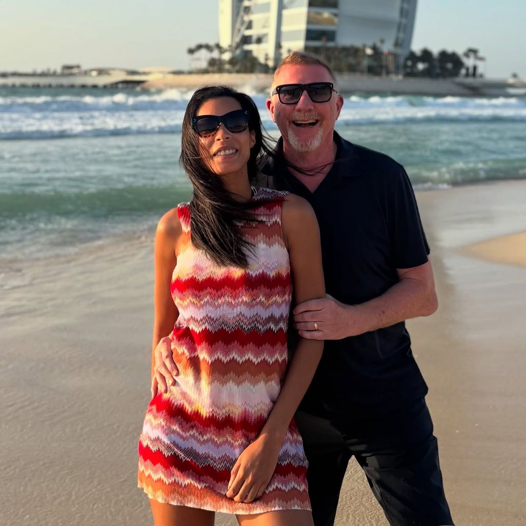 Lilian de Carvalho Monteiro und Boris Becker, April 2025
