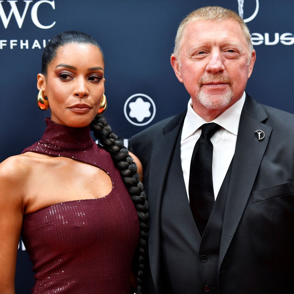 Lilian de Carvalho Monteiro und Boris Becker