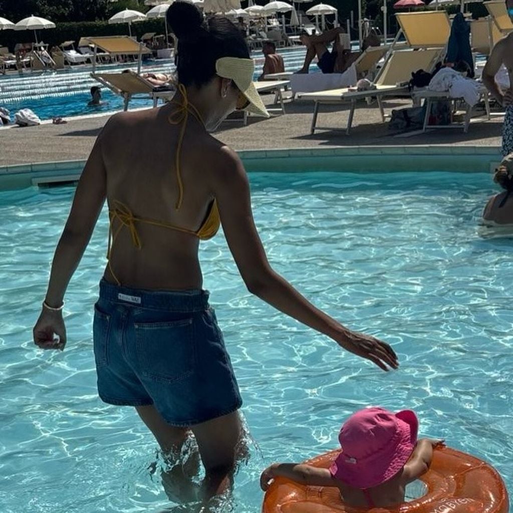 Lilian de Carvalho Monteiro und Tochter Zoe 2026