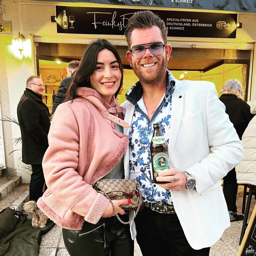Liliana und Dennis Schick im Februar 2023
