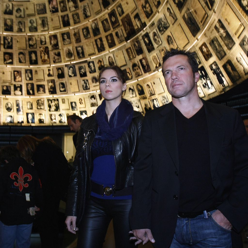 Liliana Nova und Lothar Matthäus 2008 in Jerusalem