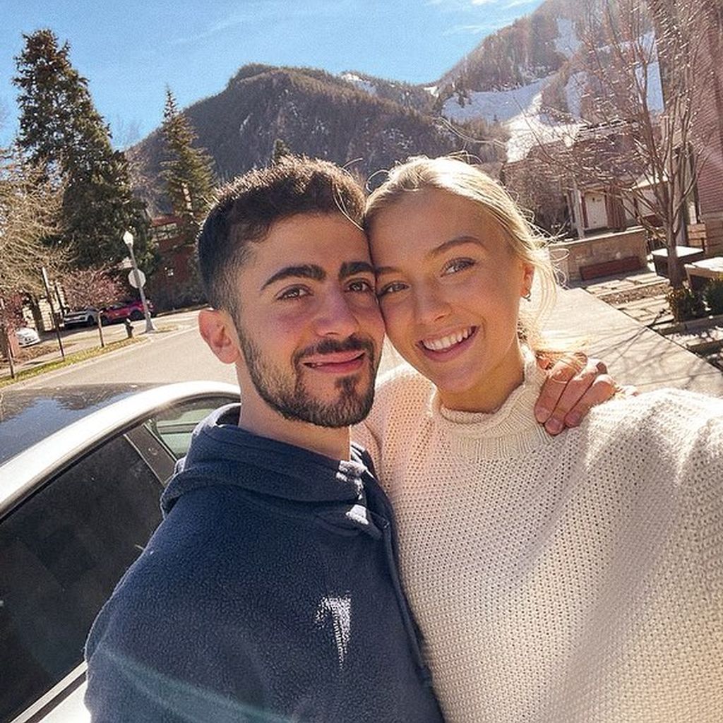 Lilly Krug mit ihrem Freund