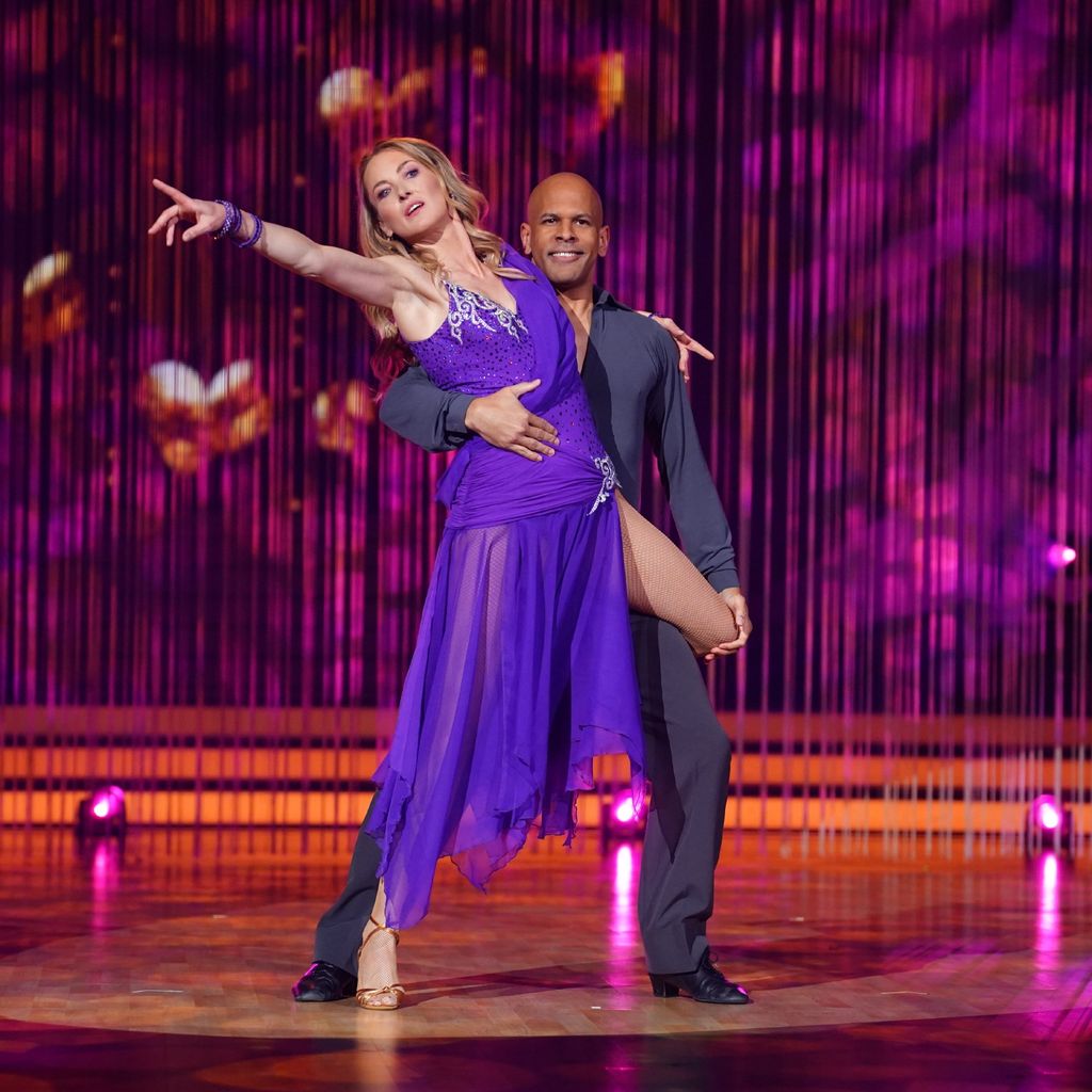 Lilly zu Sayn Wittgenstein und Jimmie Surles bei "Let's Dance"