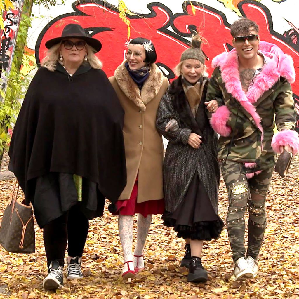 Lilo von Kiesenwetter, Sarah Settgast, Monella Caspar und Robin Rayanian bei "Shopping Queen"
