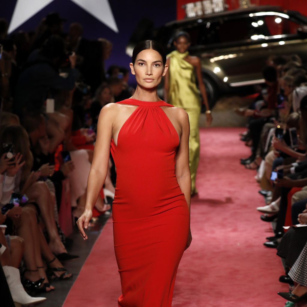Lily Aldridge bei der Fashion-Show von Brandon Maxwell