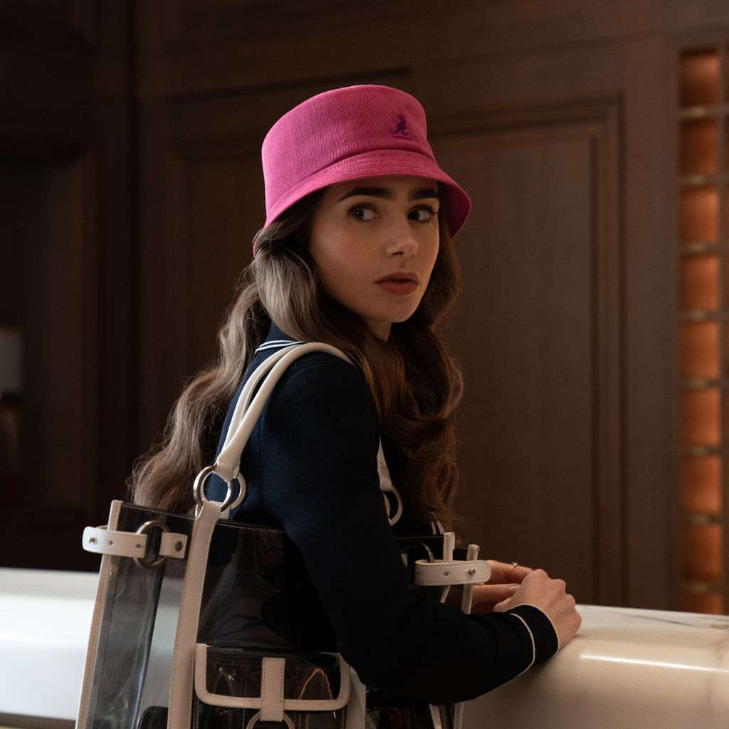 Lily Collins in "Emily in Paris"