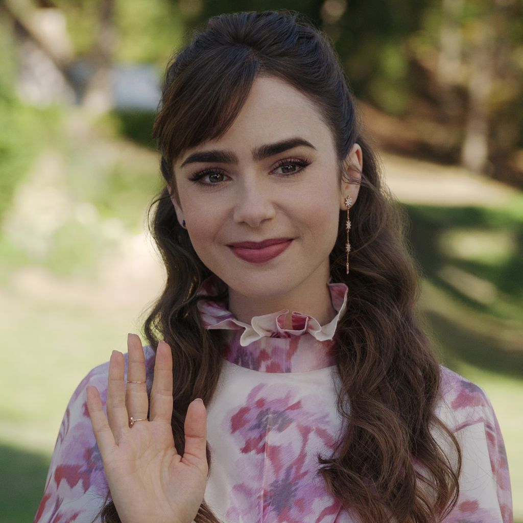 Lily Collins in "Emily in Paris"