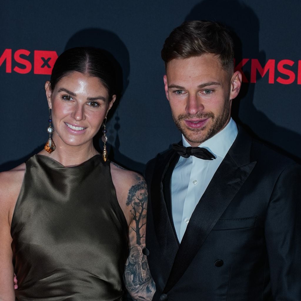 Lina Kimmich und Joshua Kimmich auf dem Red Carpet bei der DKMS Gala am 23. April 2026 in München