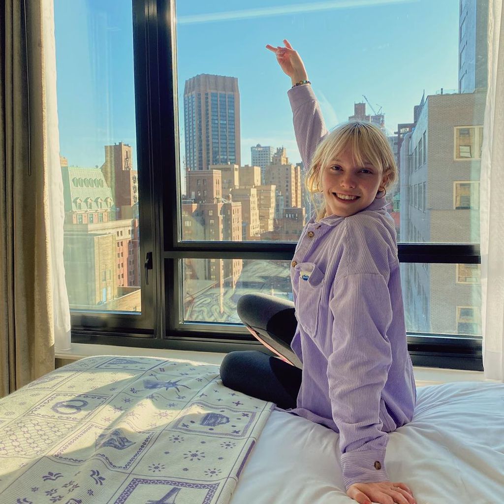Lina Larissa Strahl im März 2020 in New York