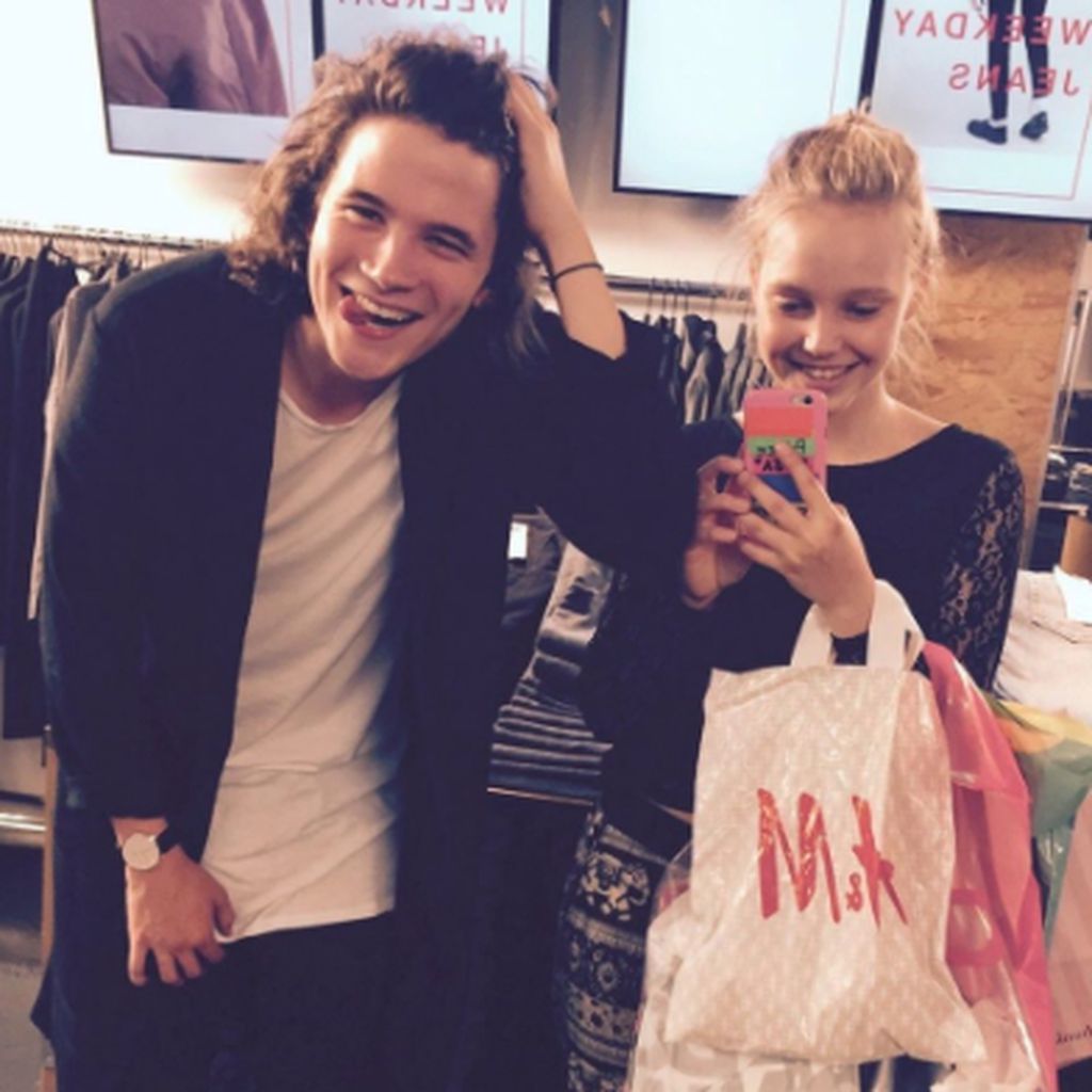 Throwback-Bild von Tilman Pörzgen und Lina Larissa Strahl