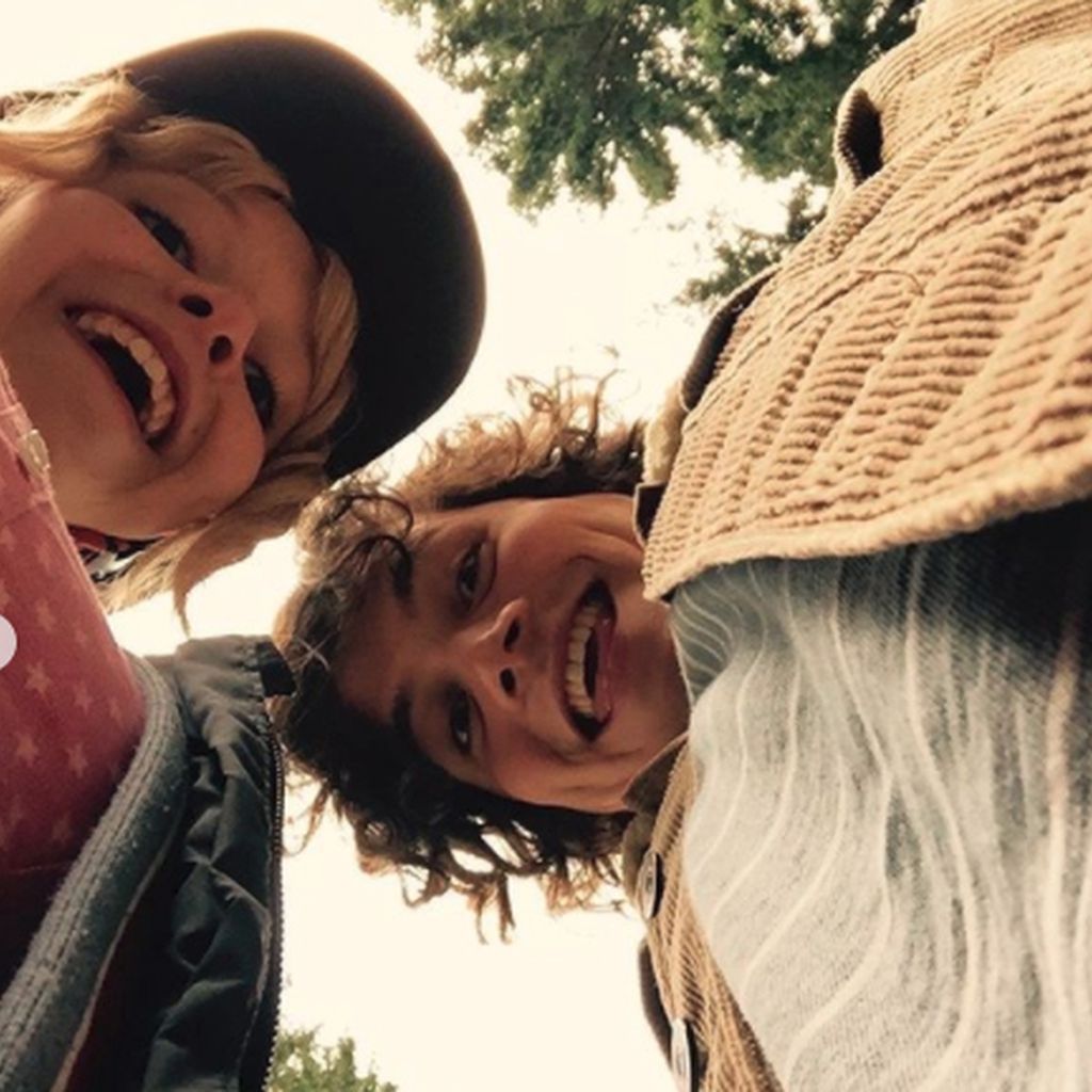 Throwback-Bild von Lina Larissa Strahl und Tilman Pörzgen