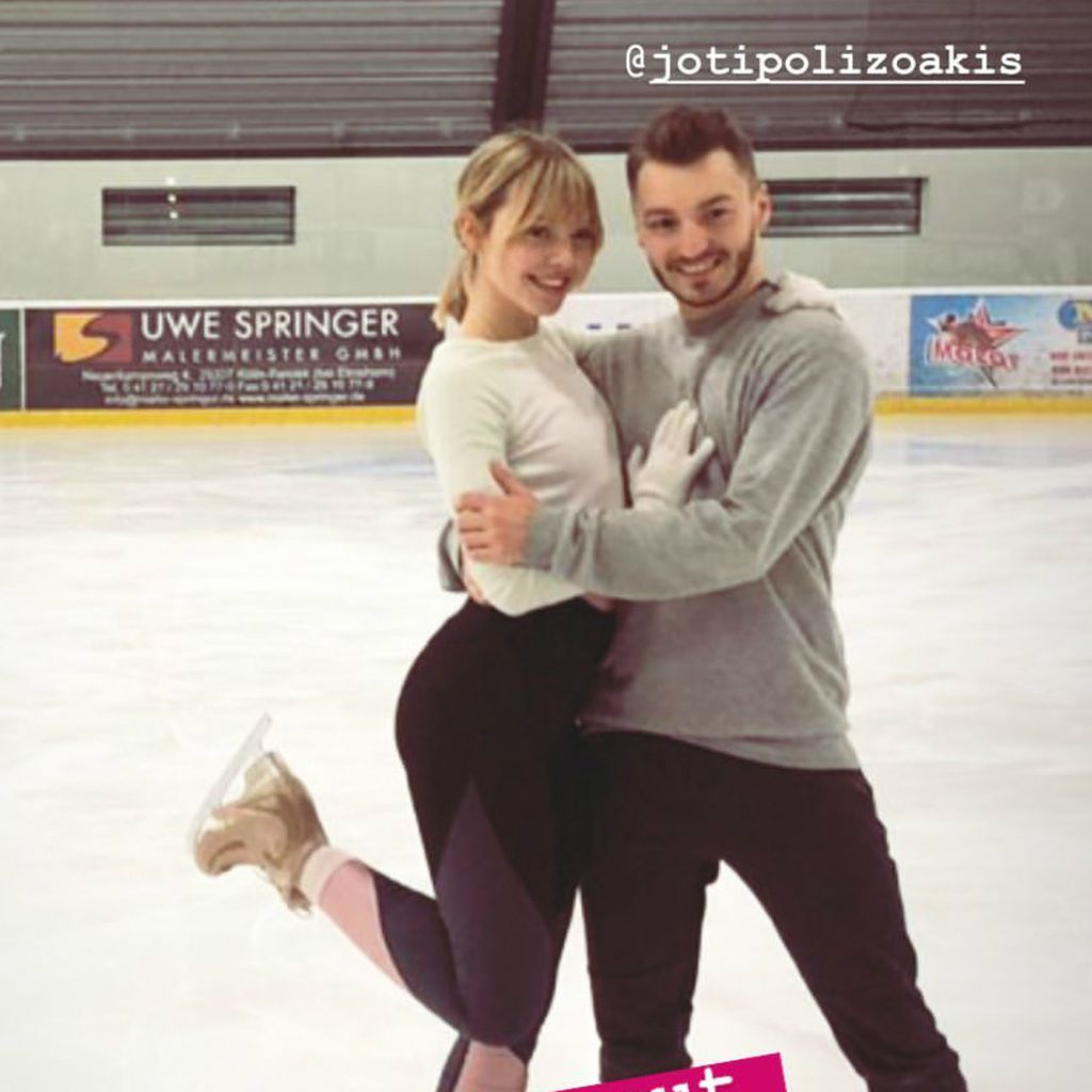 "Dancing on Ice"-Teilnehmer Lina Larissa Strahl und Joti Polizoakis