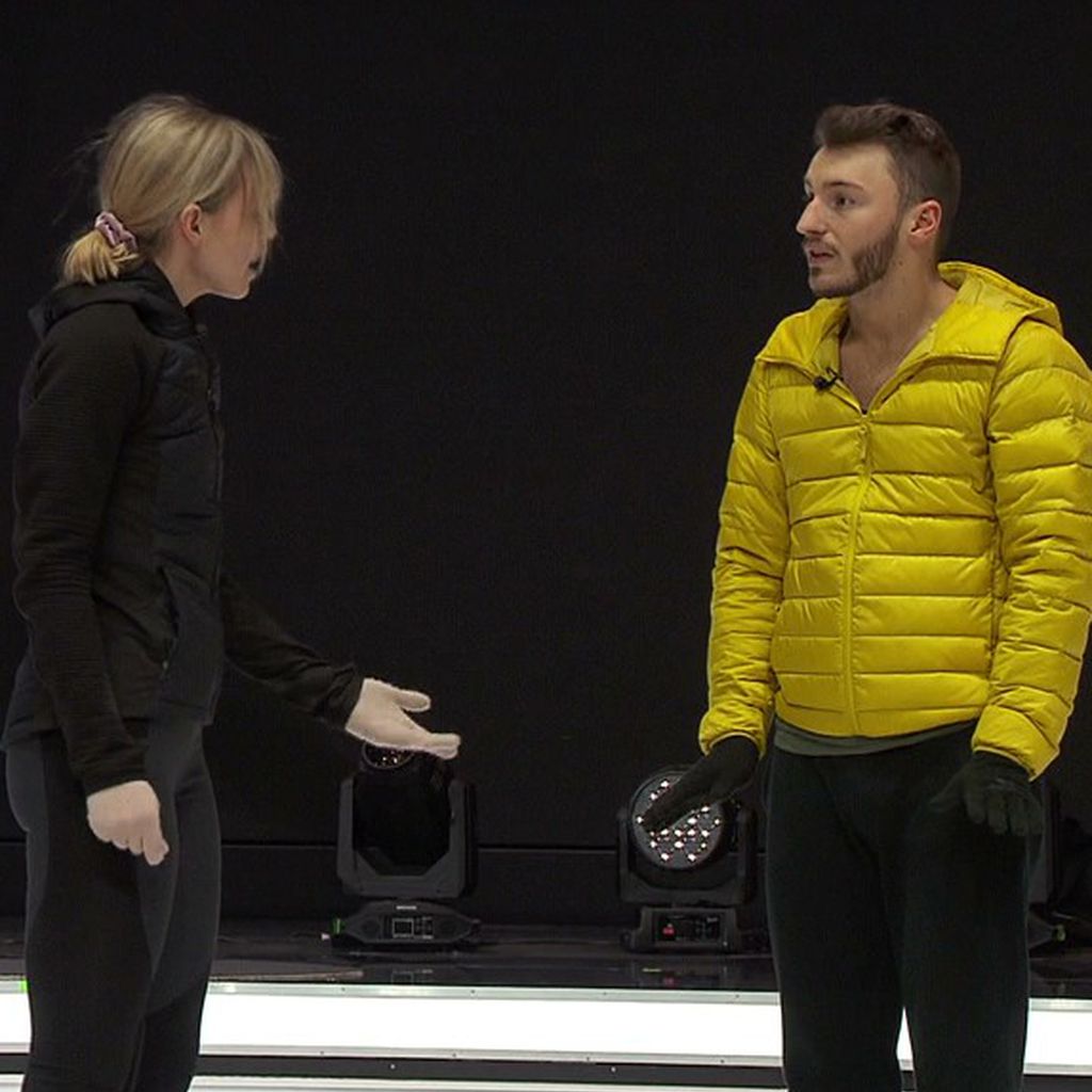 Lina Larissa Strahl und Joti Polizoakis bei "Dancing on Ice"