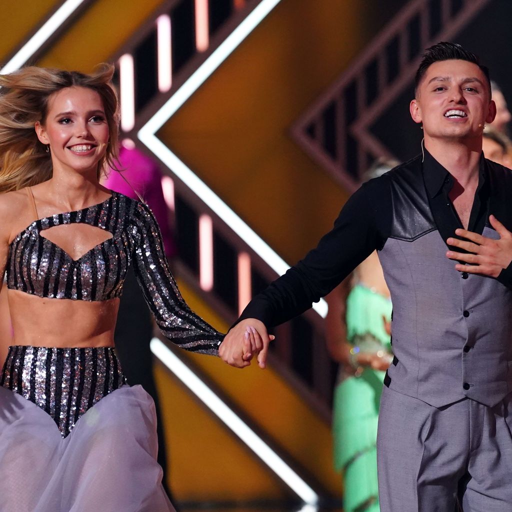 Lina Larissa Strahl und Zsolt Sándor Cseke bei "Let's Dance"