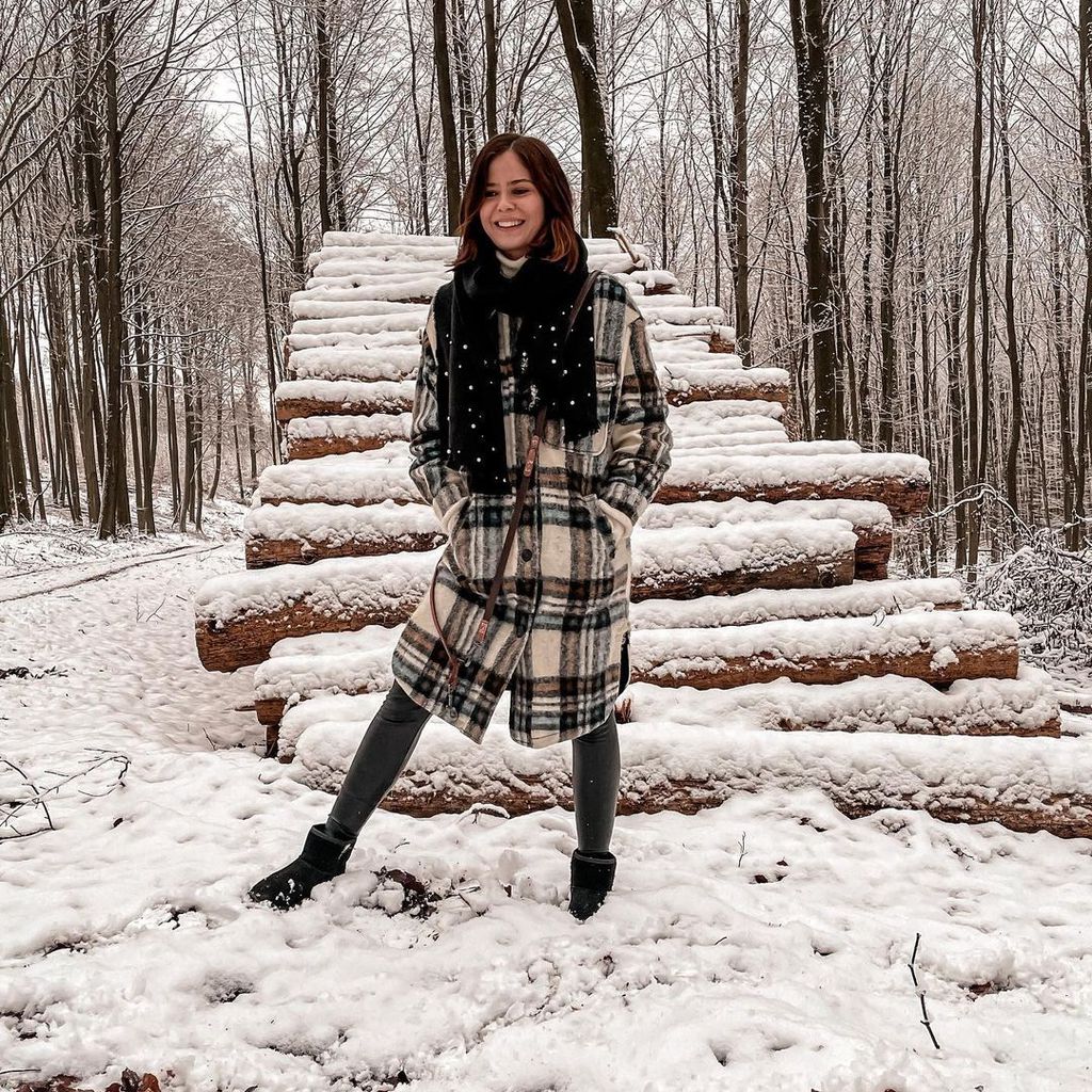 GNTM-Kandidatin Linda Braunberger im Januar 2021