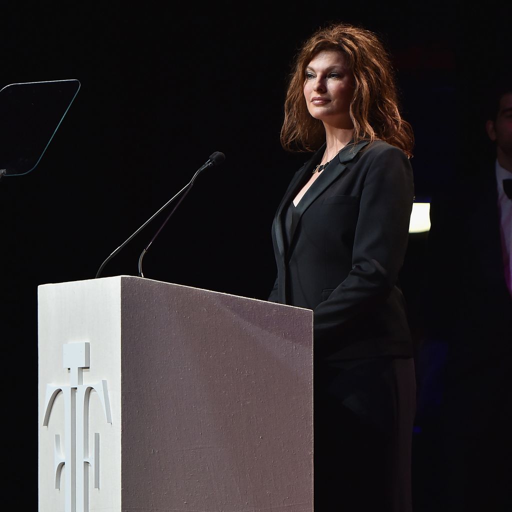 Linda Evangelista im Juni 2015