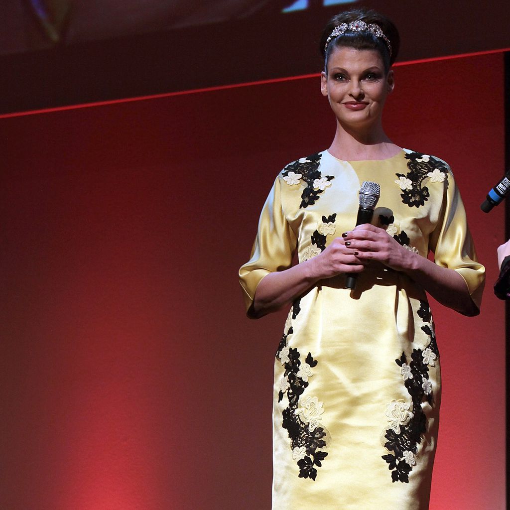 Linda Evangelista in Rom, 2013