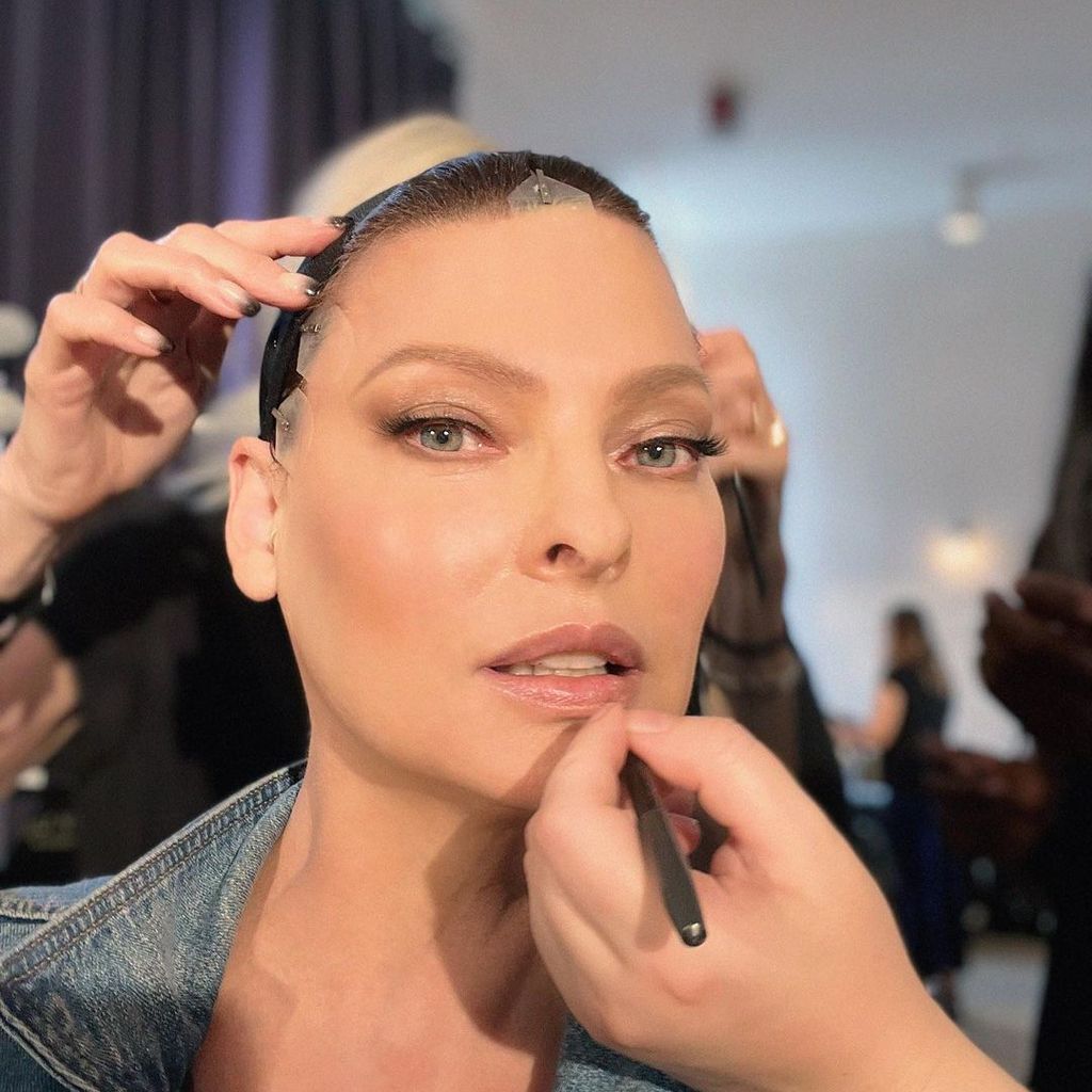 Linda Evangelista im Juli 2022