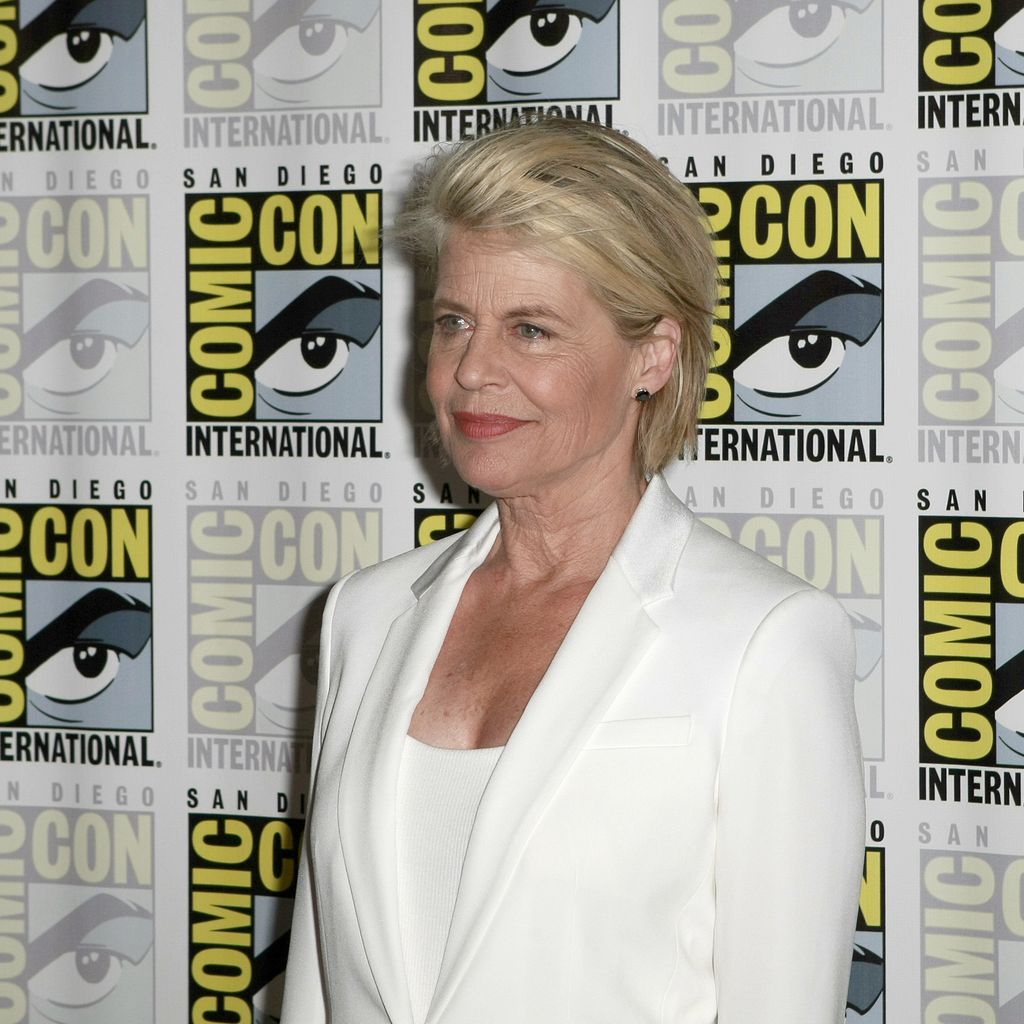 Linda Hamilton im Juli 2019