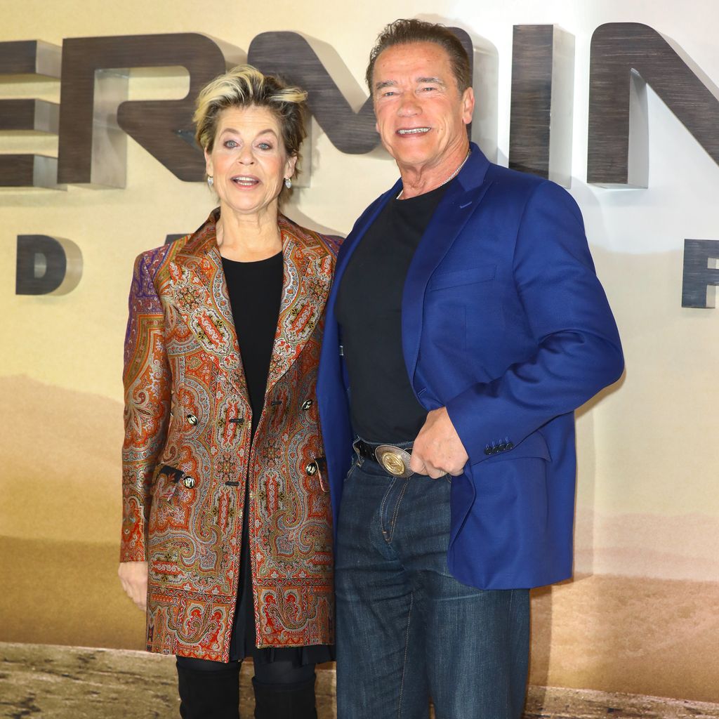 Linda Hamilton und Arnold Schwarzenegger, 2019