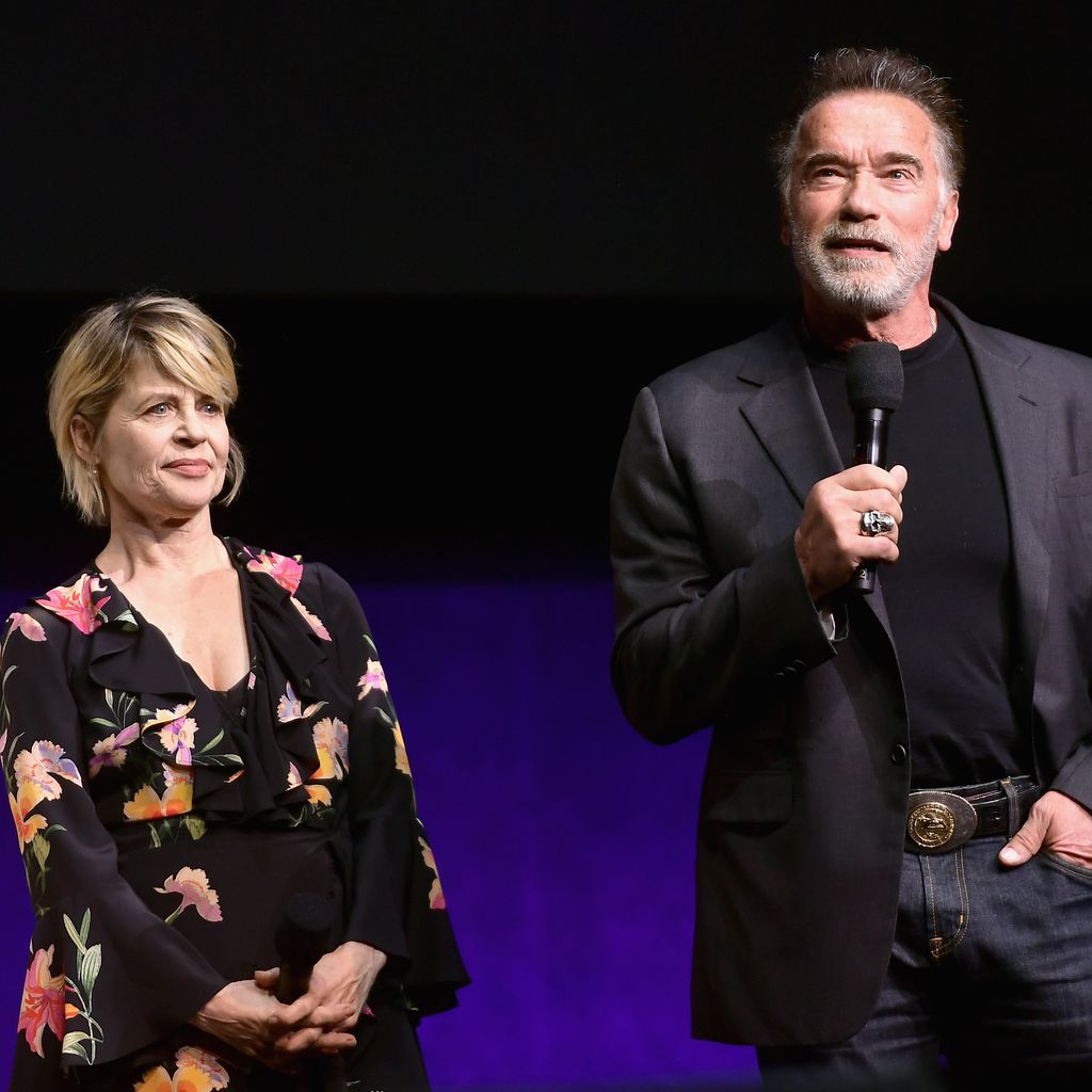 Linda Hamilton und Arnold Schwarzenegger 2019 in Las Vegas