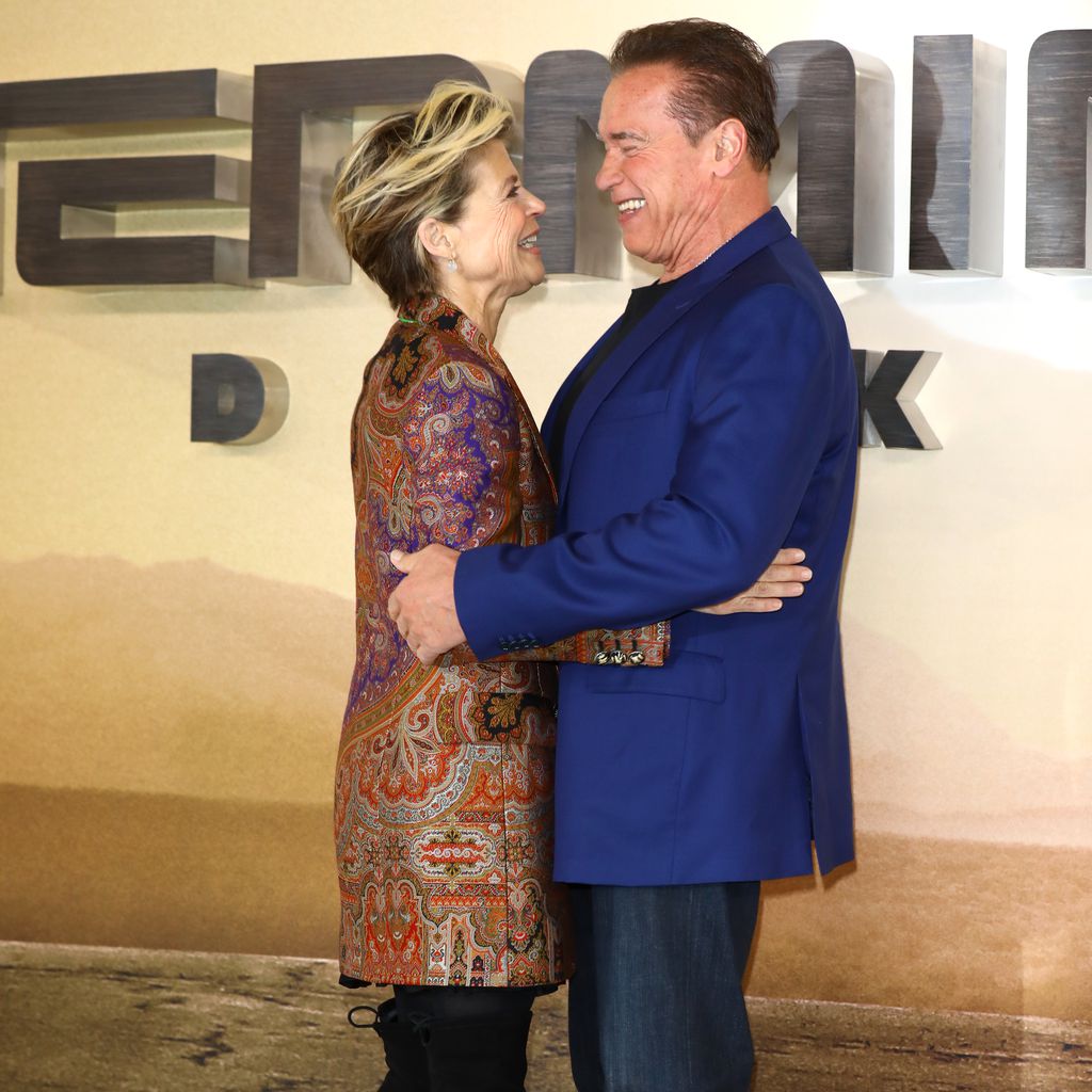 Linda Hamilton und Arnold Schwarzenegger bei der Premiere von "Terminator: Dark Fate"