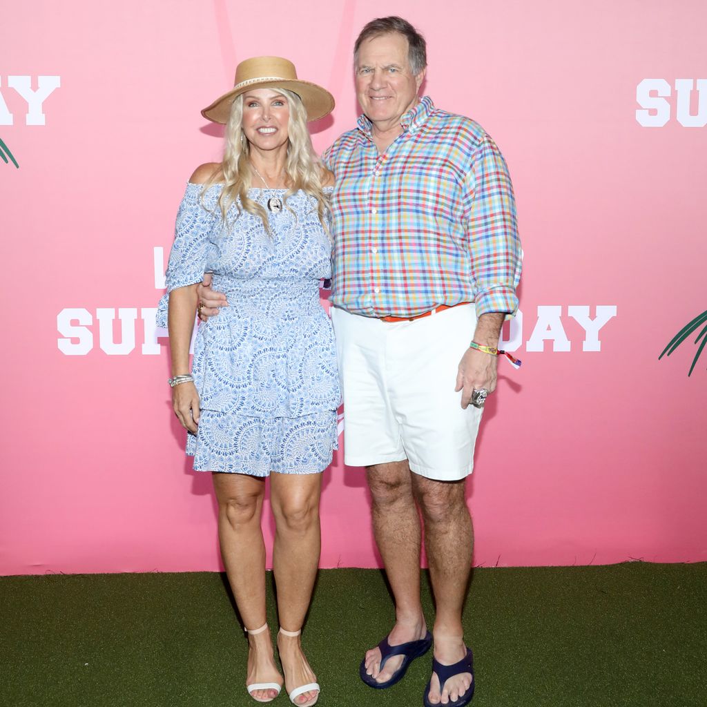 Linda Holliday und Bill Belichick, NFL-Coach