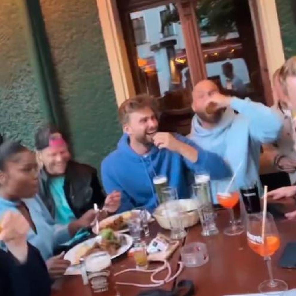 Linda Nobat, Paul Janke, Dominik Stuckmann und Filip Pavlovic in Berlin