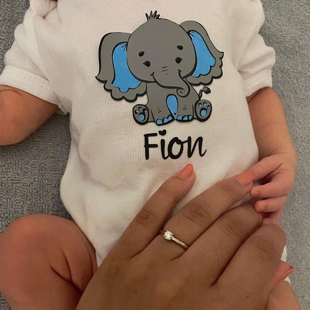 Linda Reschke mit ihrem Sohn Fion