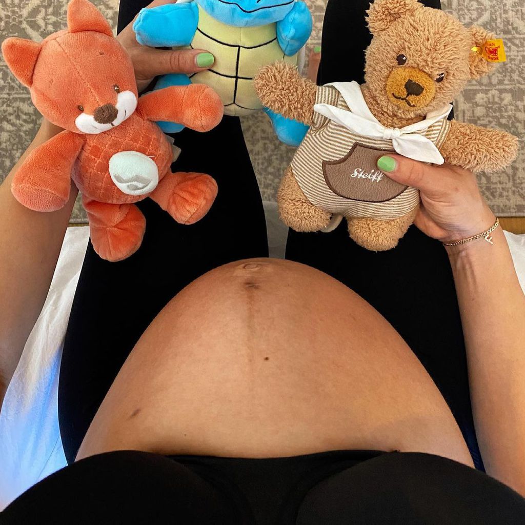 Linda Reschkes Babybauch