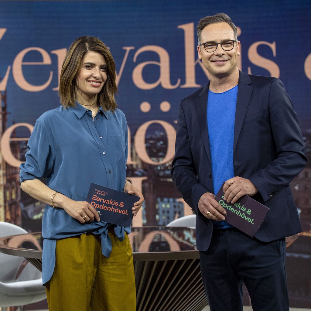 Linda Zervakis und Matthias Opdenhövel bei "Zervakis & Opdenhövel. Live."