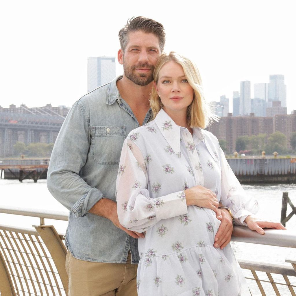 Lindsay Ellingson (r.) mit ihrem Mann Sean Clayton