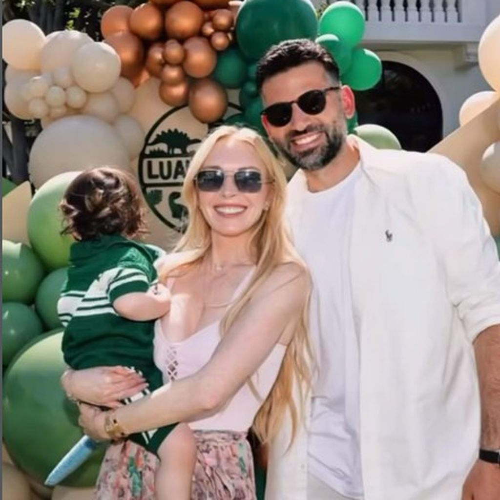 Lindsay Lohan und ihre beiden Jungs