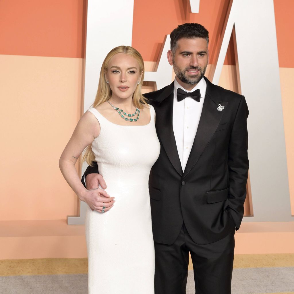 Lindsay Lohan und Bader Shammas bei der Vanity Fair Oscar Party 2025 in Beverly Hills