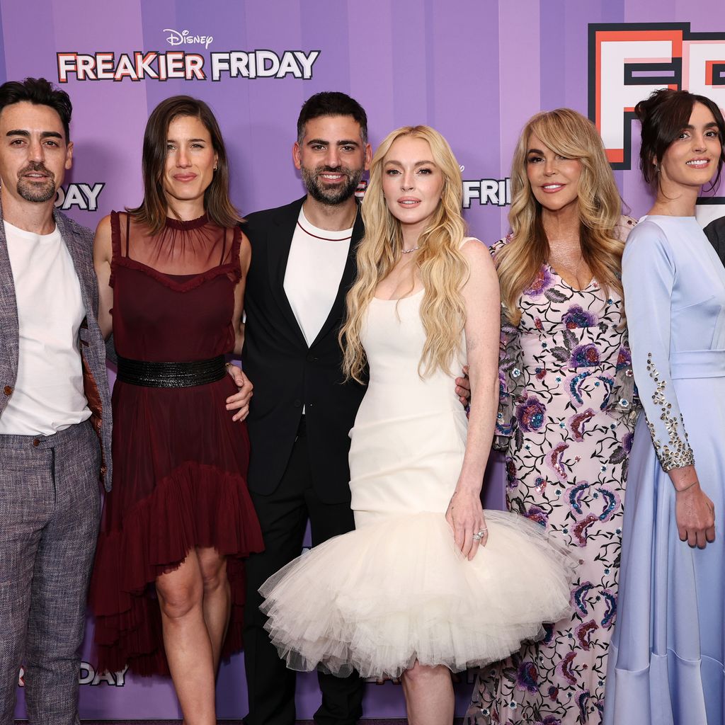Michael Lohan Jr, Ali Lohan, Bhader Shammas, Lindsay Lohan & Co. auf dem roten Teppich, Juli 2025